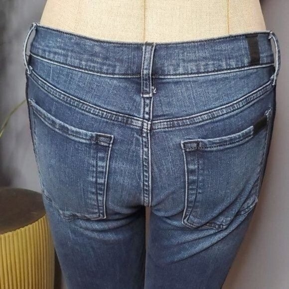 7 For All Mankind 7FAM b(air) Authentic The Ankle Skinny Size 27 - Picture 3 of 15